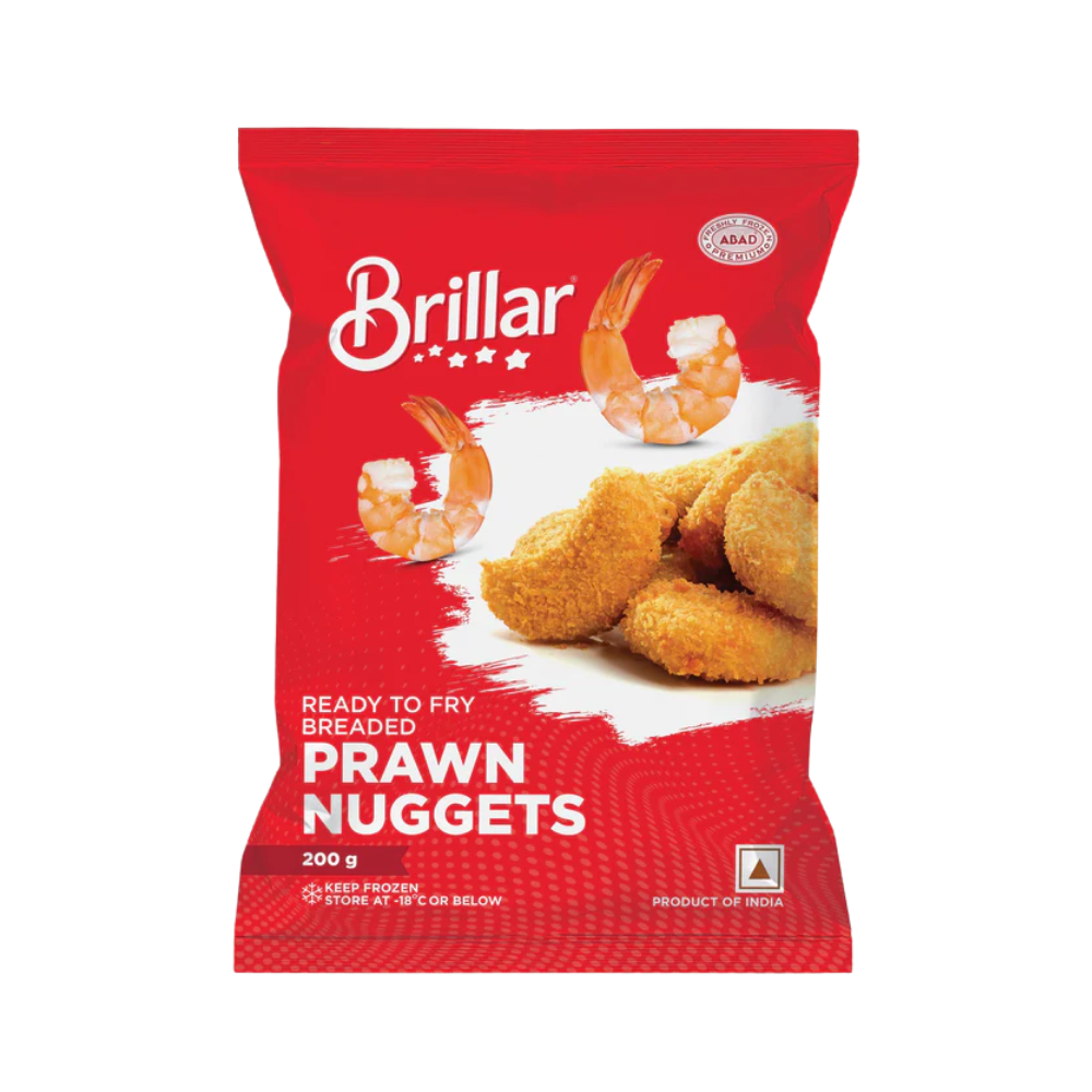 Brillar Prawn Nuggets 200g