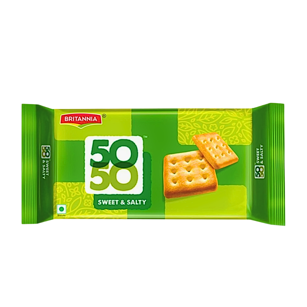 Britannia 50-50 Sweet & Salty Biscuits 200g