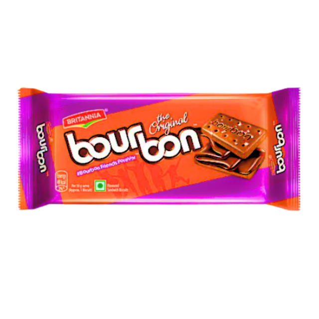 Buy Britannia Bourbon Original Biscuits 100g  online at the best price from FAIRMART.
