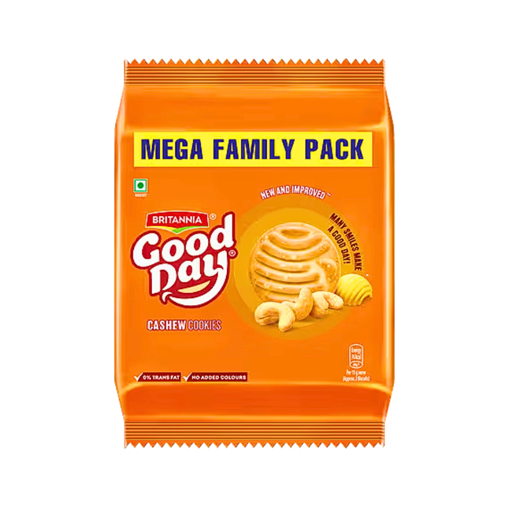 Buy Britannia Good Day Cashew Cookies (8X81g) 648g  online at the best price from FAIRMART.