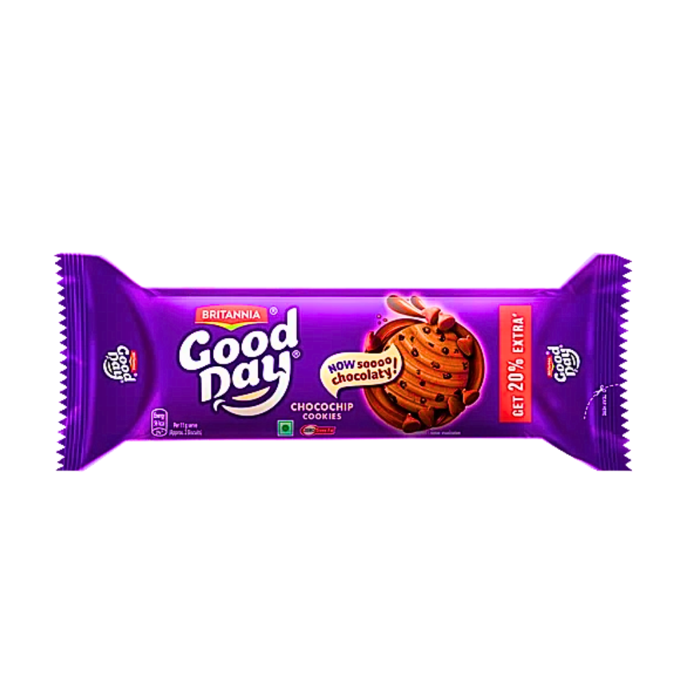 Buy Britannia Good Day Choco Chip Cookies 120g  online at the best price from FAIRMART.