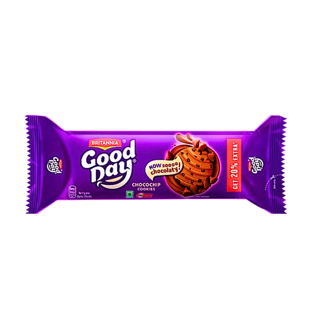Buy Britannia Good Day Choco Chip Cookies 120g  online at the best price from FAIRMART.