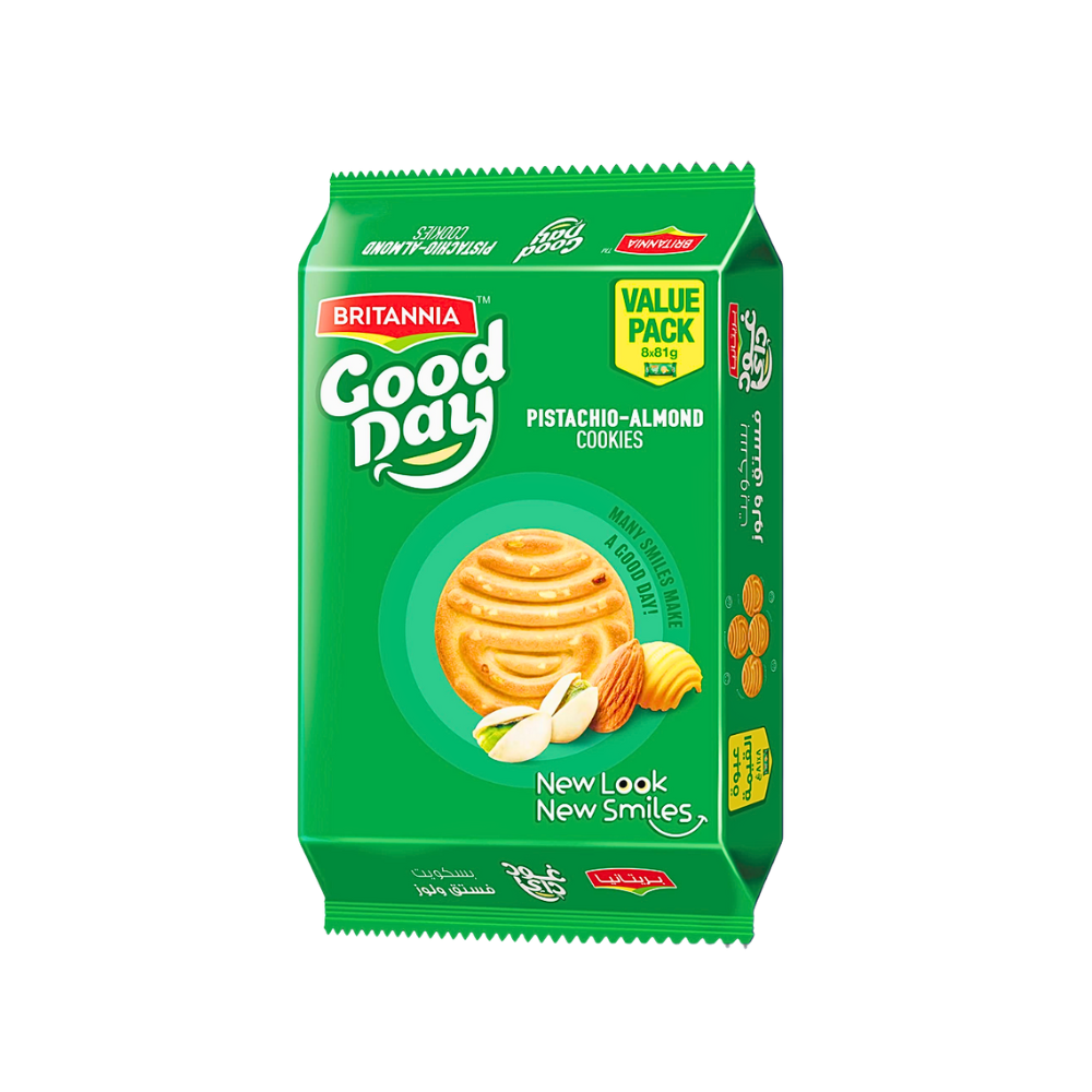 Britannia Good Day Pista & Almond Cookies 216g