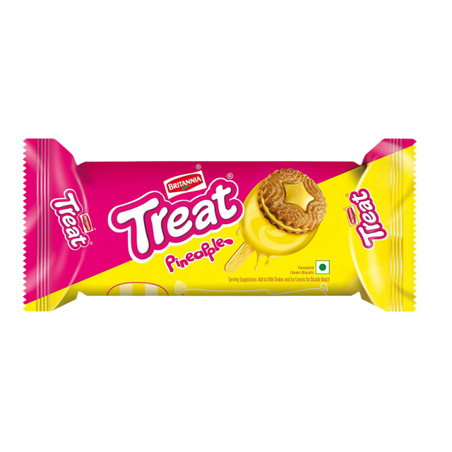 Buy Britannia Treat Pineapple 100g  online at the best price from FAIRMART.