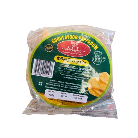 Buy CCT Guruvayoor Pappadam 200g  online at the best price from FAIRMART.