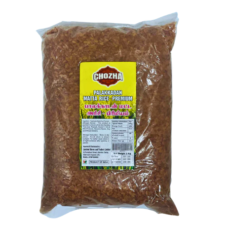 Buy Chozha Palakadan Matta Rice 2kg  online at the best price from FAIRMART.