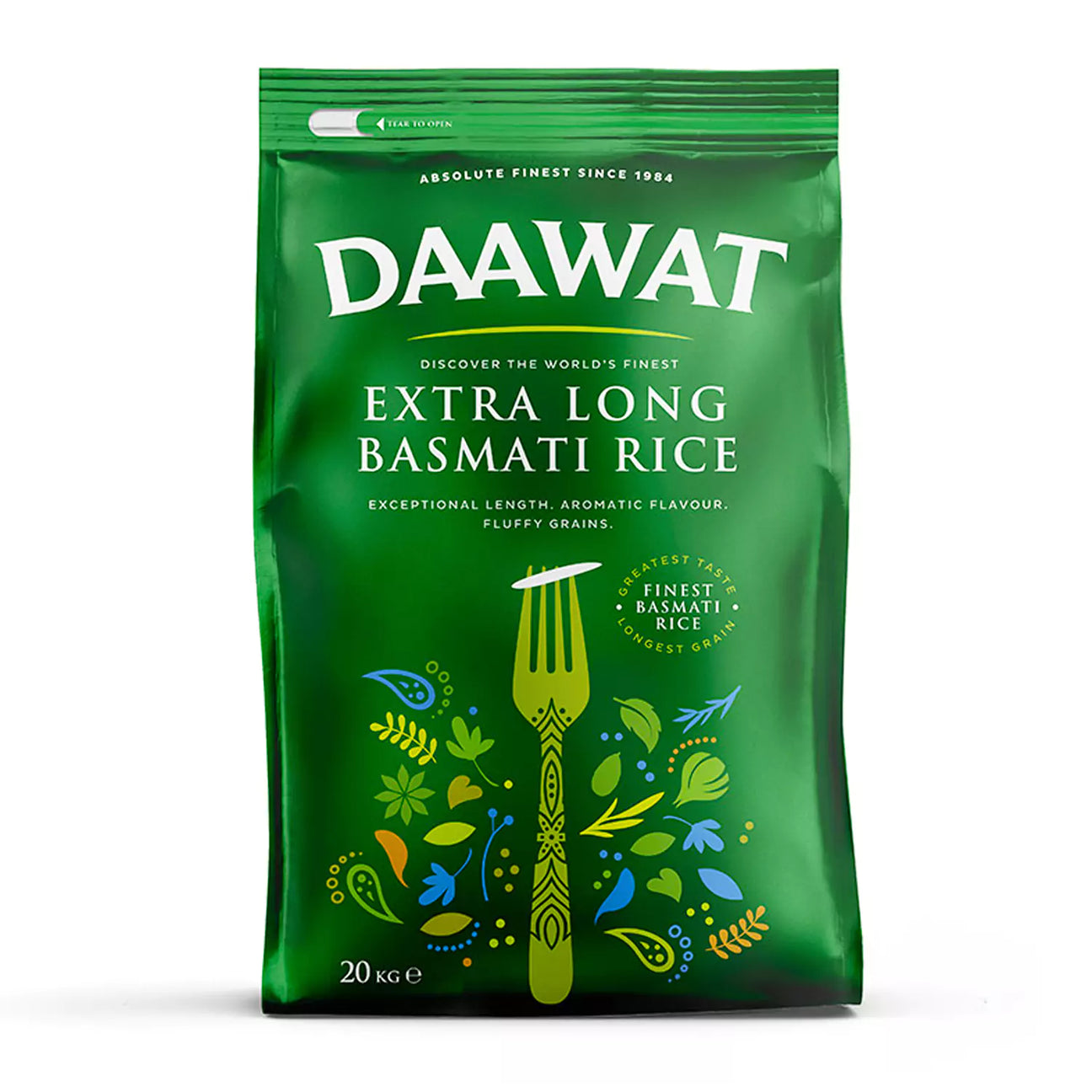 Buy Daawat Extra Long Basmati Rice 20kg Online in Fairmart UK