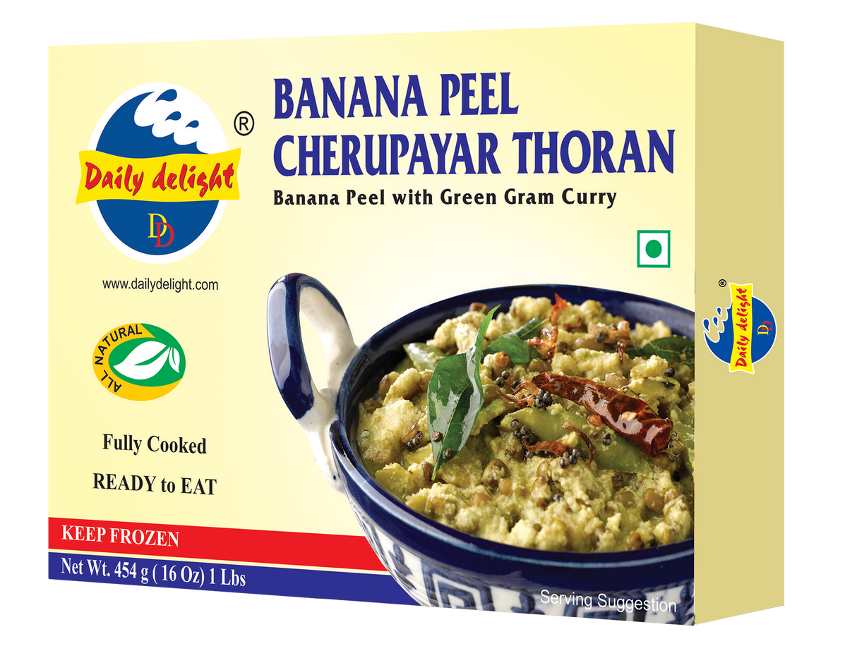 Daily Delight Frozen Banana Peel Cherupayar Thoran 454g