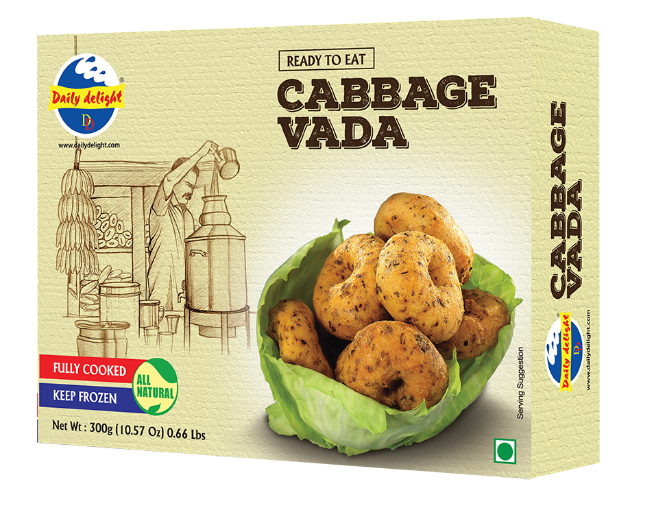 Daily Delight Frozen Cabbage Vada 300g