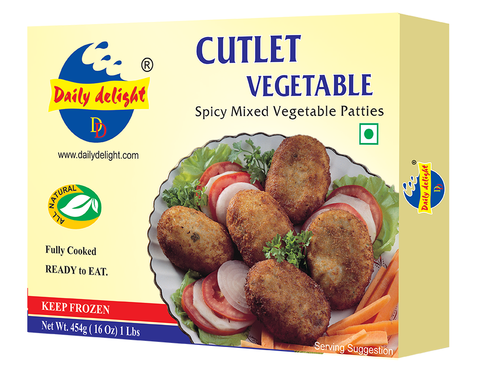 Daily Delight Frozen Cutlet Vegetable 350g