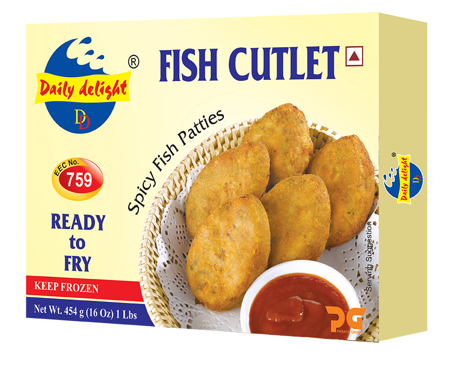 Daily Delight Frozen Fish Cutlet 454g