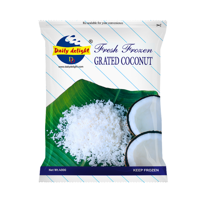 Buy Daily Delight Frozen Grated Coconut 400g  online at the best price from FAIRMART.