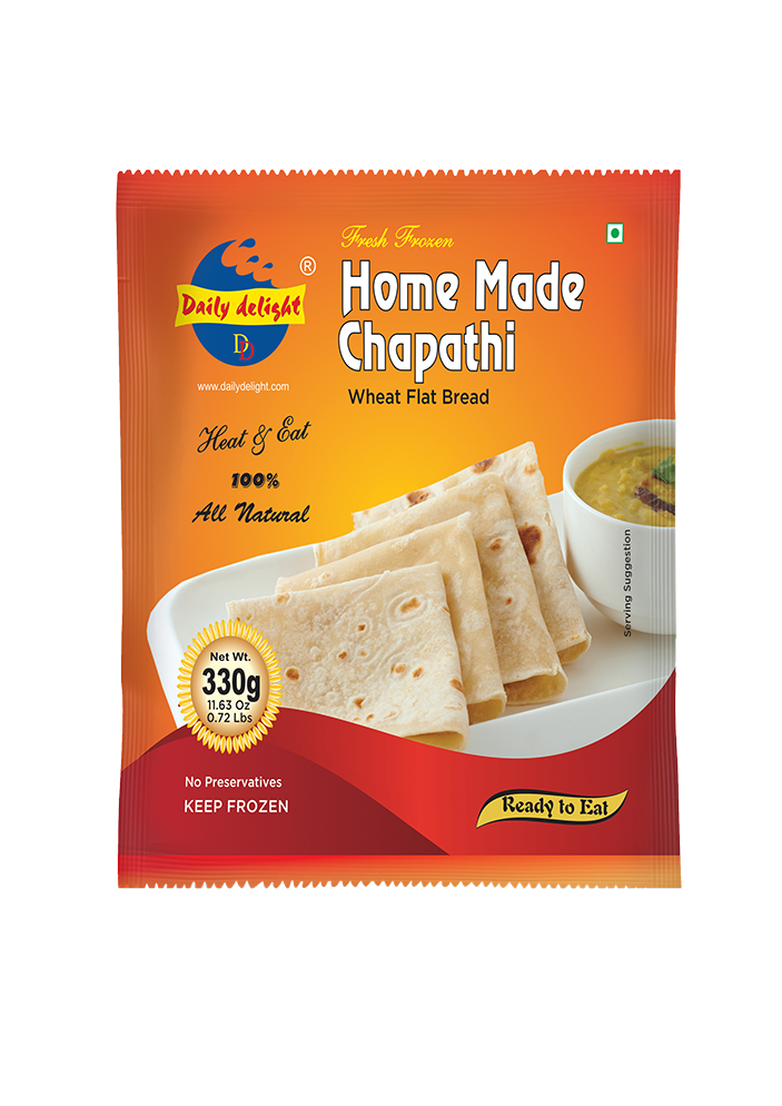 Daily Delight Frozen Home Made Chappathi 330g