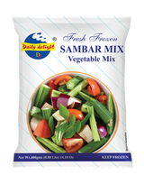 Daily Delight Frozen Sambar Mix 400g