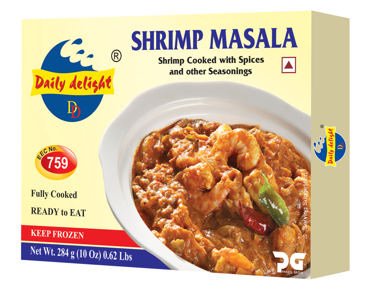 Daily Delight Frozen Shrimp Masala 284g