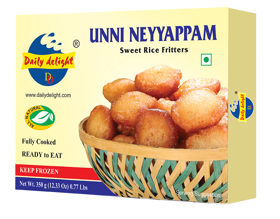 Buy Daily Delight Frozen Unni Neyyappam 350g Online in Fairmart UK