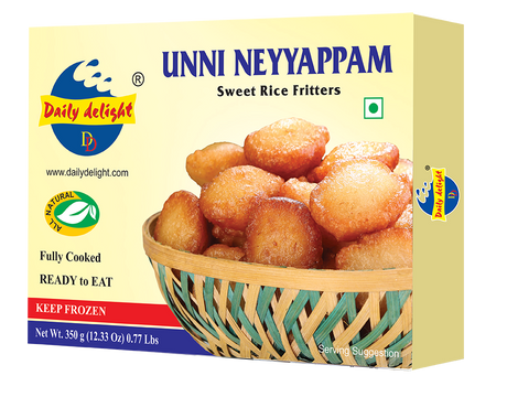 Buy Daily Delight Frozen Unni Neyyappam 350g Online in Fairmart UK