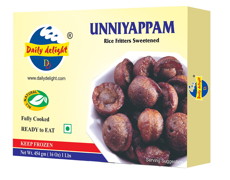 Buy Daily Delight Frozen Unniyappam 350g Online in Fairmart UK