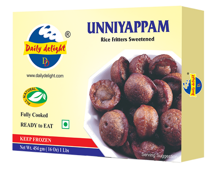 Buy Daily Delight Frozen Unniyappam 350g Online in Fairmart UK