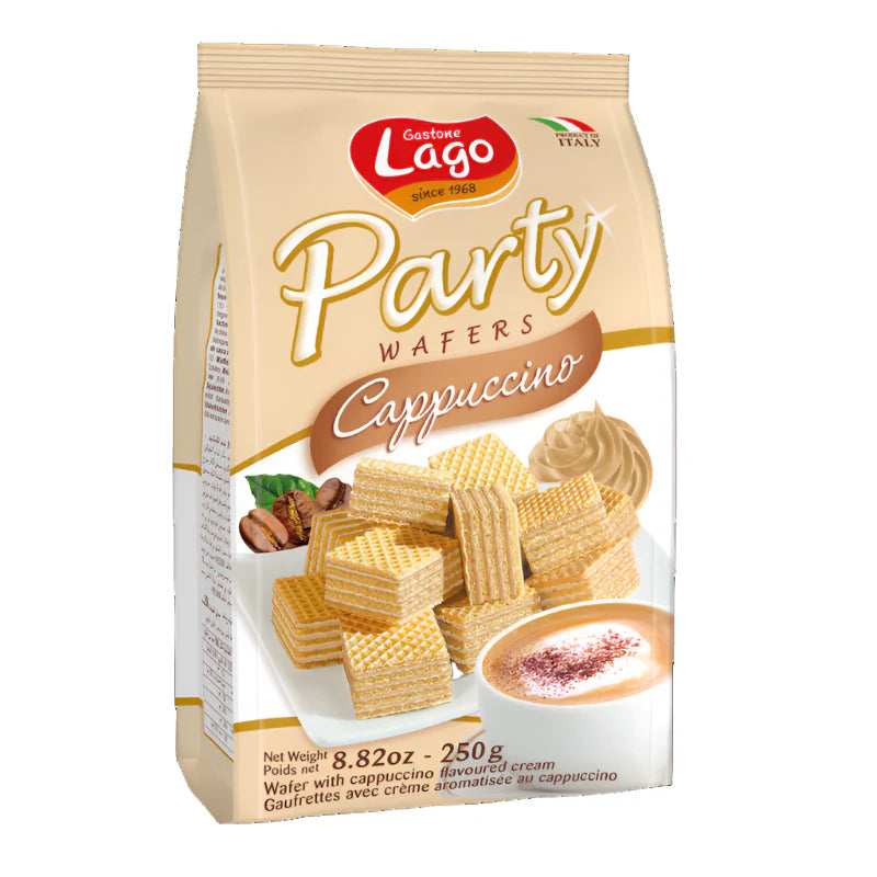 Gastone Lago Party Wafers Cappuccino 250g