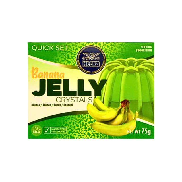 Buy Heera Banana Jelly Crystals 75g Online in Fairmart UK
