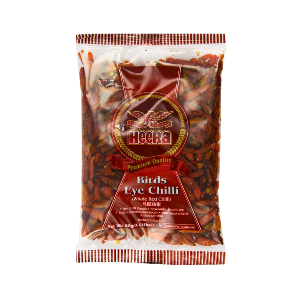 Buy Heera Birds Eye Chilli 50g Online in Fairmart UK