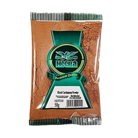 Buy Heera Black Cardamom Powder 50g Online in Fairmart UK