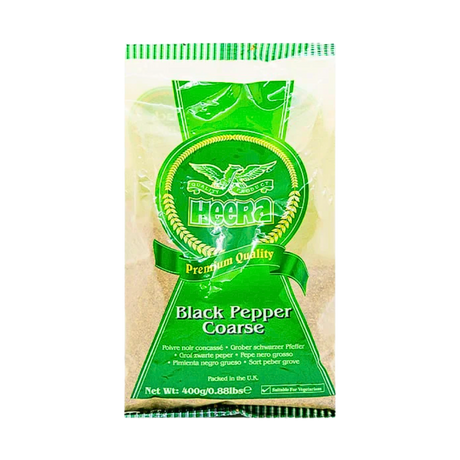 Buy Heera Black Pepper Coarse 400g Online in Fairmart UK