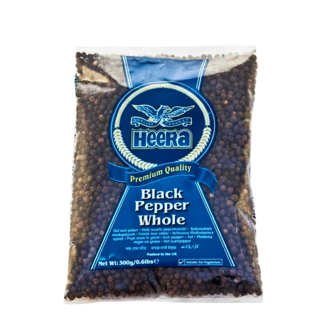 Buy Heera Black Pepper Whole 300g Online in Fairmart UK