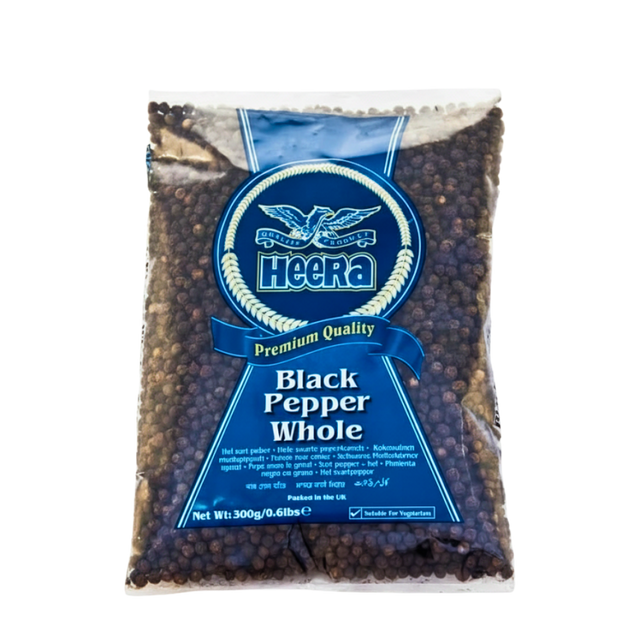 Buy Heera Black Pepper Whole 300g Online in Fairmart UK