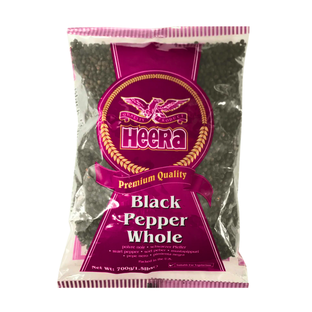 Buy Heera Black Pepper Whole 700g Online in Fairmart UK