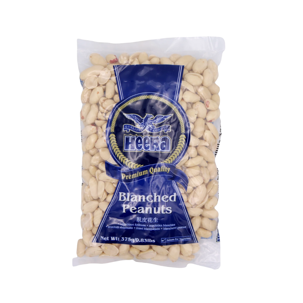 Buy Heera Blanched Peanuts 375g Online in Fairmart UK