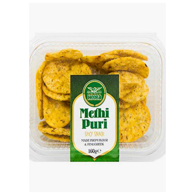 Buy Heera Methi Puri 160g Online in Fairmart UK
