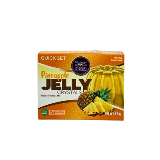 Buy Heera Pineapple Crystal Jelly (Halal) 75g Online in Fairmart UK