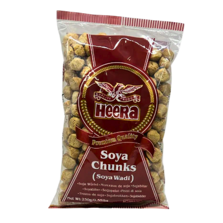 Buy Heera Soya Chunks (Soya Wadi) 250g Online in Fairmart UK