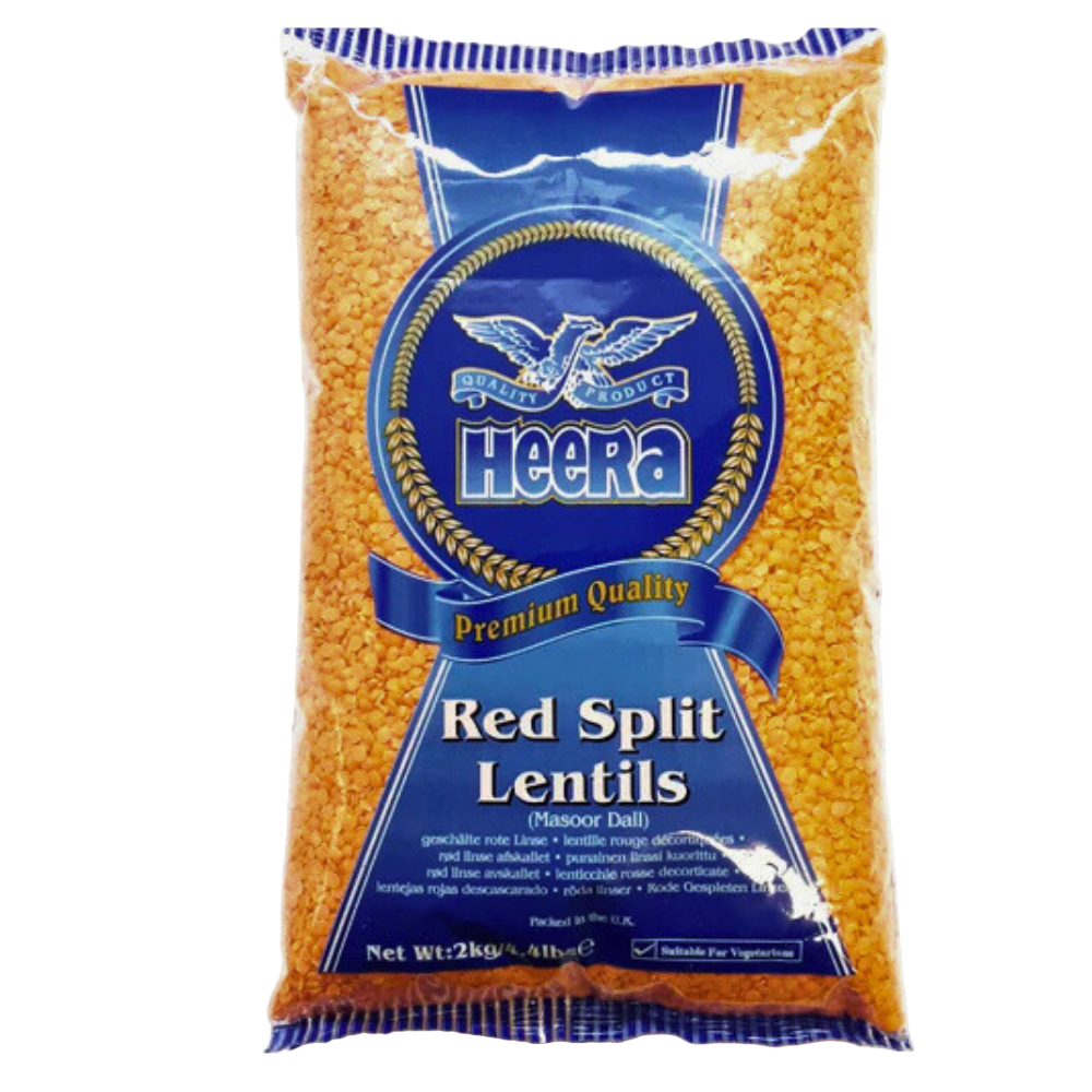Buy Heera Split Red Lentils 1kg Online in Fairmart UK