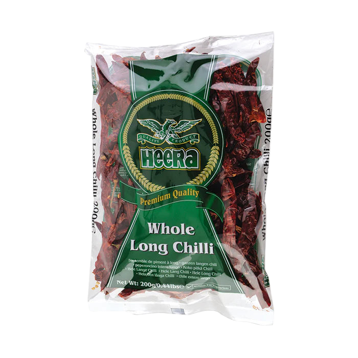Buy Heera Whole Long Chilli 200g Online in Fairmart UK