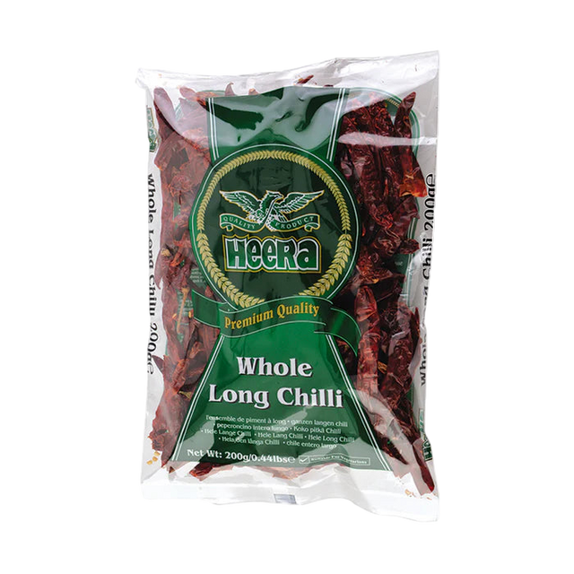 Buy Heera Whole Long Chilli 200g Online in Fairmart UK
