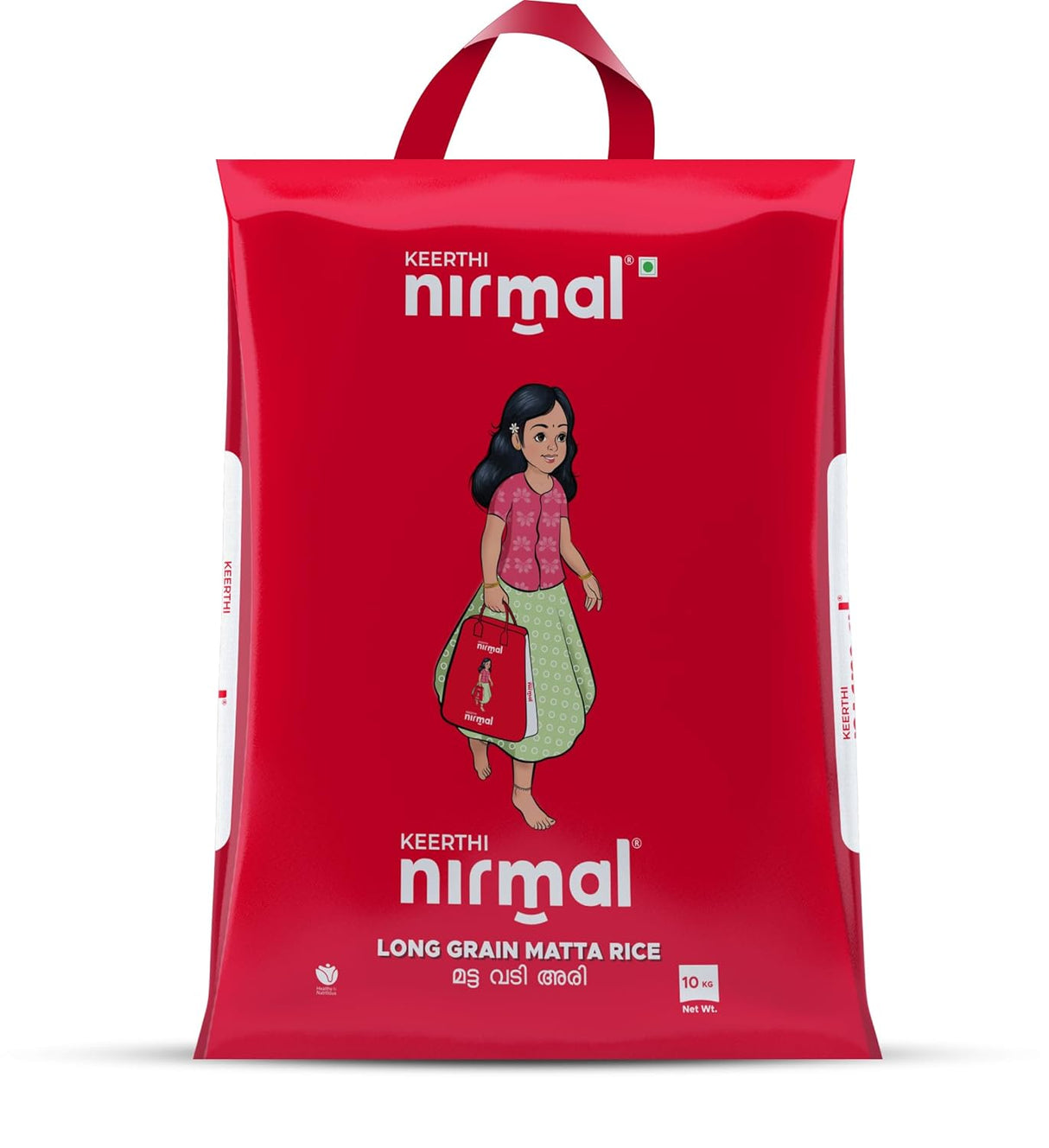 Buy Keerthi Nirmal Long Grain Matta Rice 5kg  online at the best price from FAIRMART.