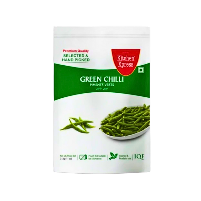 Buy Kitchen Xpress Frozen Green Chilli 312g  online at the best price from FAIRMART.