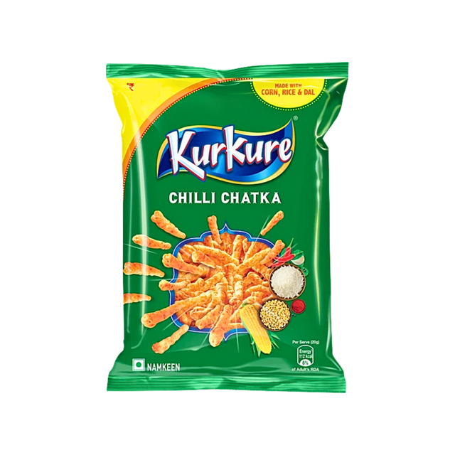 Buy Kurkure Chilli Chatka 72g  online at the best price from FAIRMART.