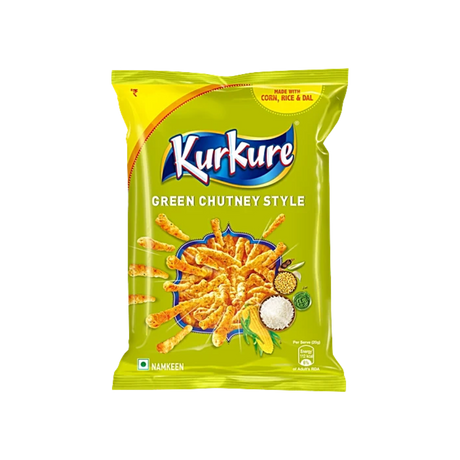 Buy Kurkure Green Chutney Style Namkeen 72g  online at the best price from FAIRMART.