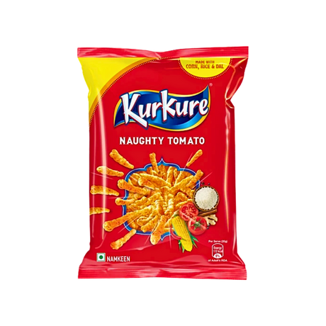 Buy Kurkure Naughty Tomato Namkeen 68g  online at the best price from FAIRMART.