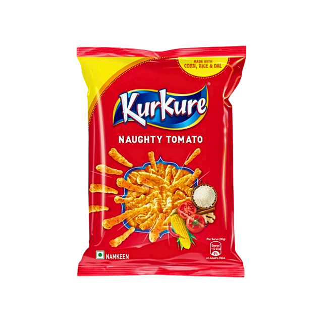 Buy Kurkure Naughty Tomato Namkeen 68g  online at the best price from FAIRMART.