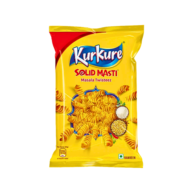 Buy Kurkure Solid Masti Masala Twisteez Namkeen 59g  online at the best price from FAIRMART.