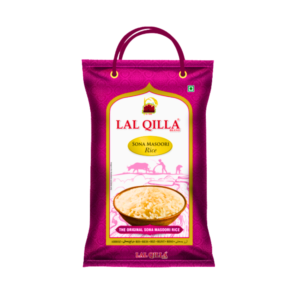 Buy Lal Quilla Sona Masoori Steamed Rice 5kg  online at the best price from FAIRMART.