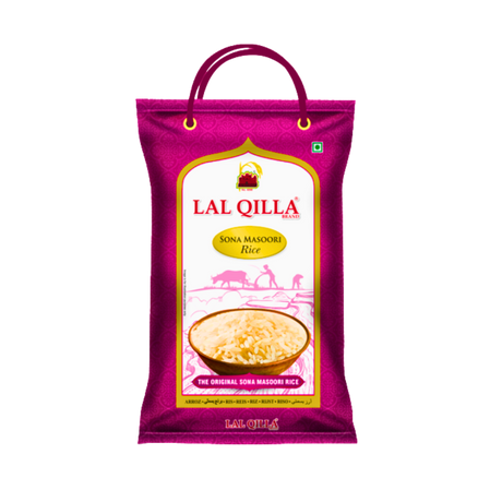 Buy Lal Quilla Sona Masoori Steamed Rice 5kg  online at the best price from FAIRMART.