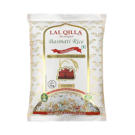 Buy Lal Quilla Traditional Basmati Rice 1kg Online in Fairmart UK