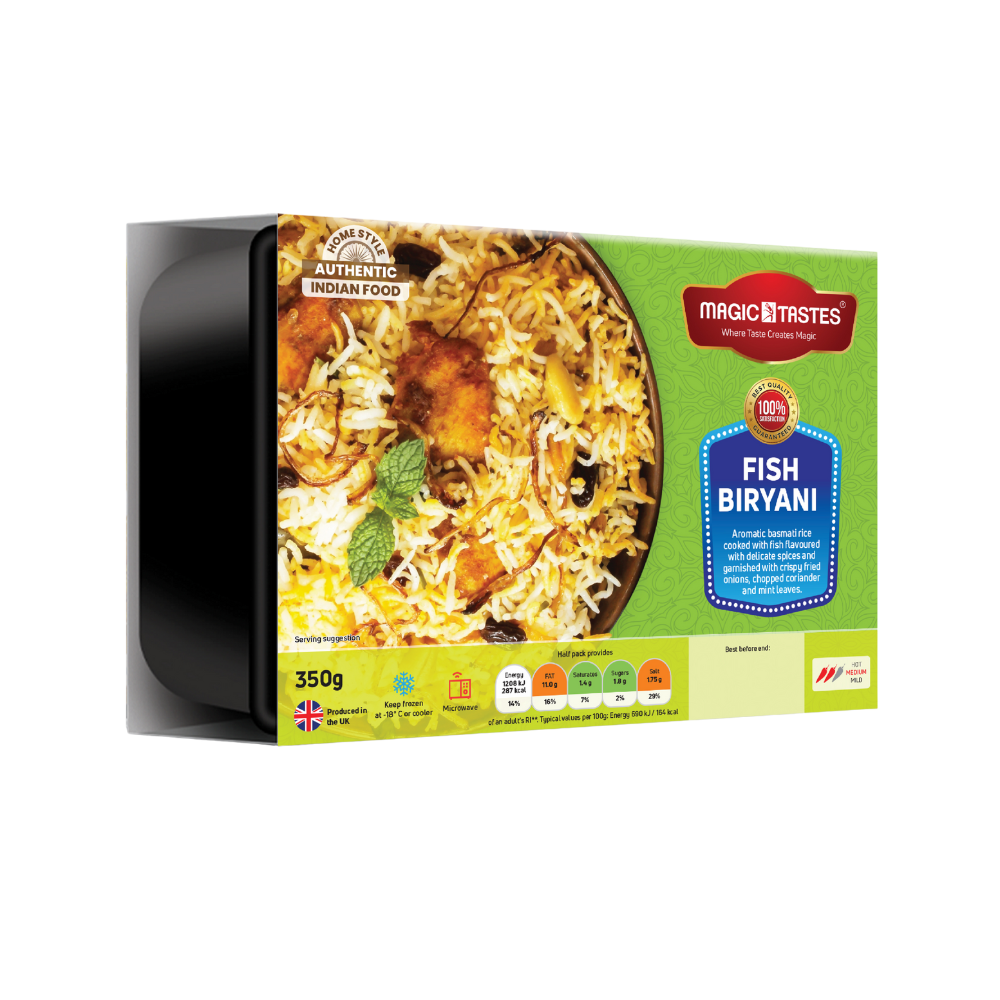 Buy Magic Tastes Frozen Fish Biriyani 350g  online at the best price from FAIRMART.