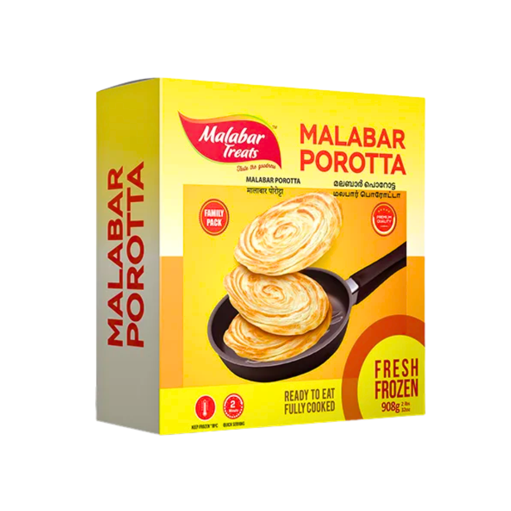 Buy Malabar Treats Frozen Malabar Porotta 908g  online at the best price from FAIRMART.